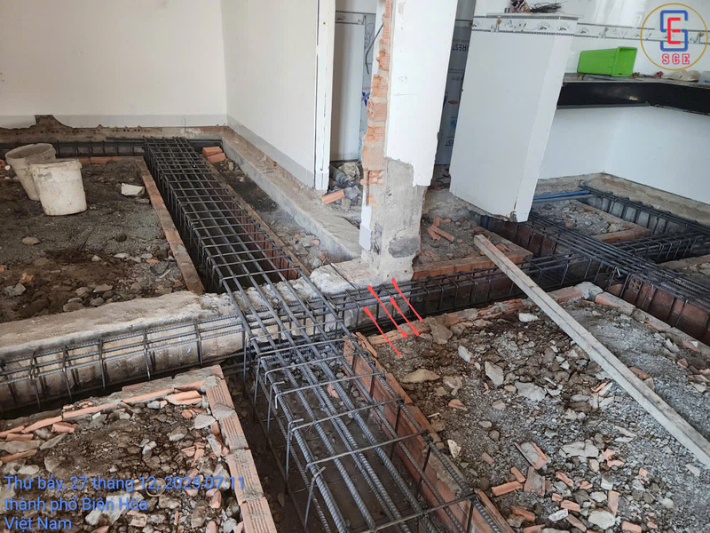 Hình ảnh thi công thực tế - Kiểm Định Chất Lượng Xây Dựng HCM - Công Ty TNHH Tư Vấn Thiết Kế SCE